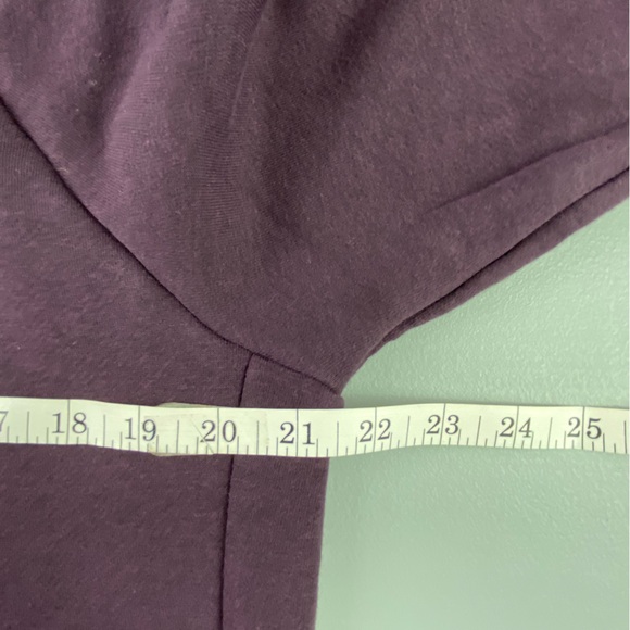 Nike Purple Plum with Silver Sparkle Logo Cowl Neck Hoodie Sz Med - Picture 9 of 14